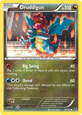 Druddigon/101 - Plasma Blast Reverse Holofoil