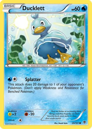 Ducklett/101 - Plasma Blast Reverse Holofoil
