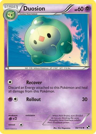 Duosion/114 - Black and White Reverse Holofoil