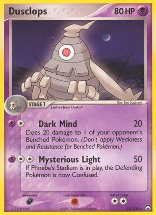 Dusclops/108 - Power Keepers Reverse Holofoil