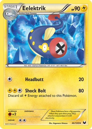 Eelektrik/108 - Dark Explorers Reverse Holofoil