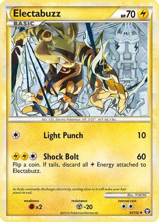 Electabuzz/102 - Triumphant Reverse Holofoil