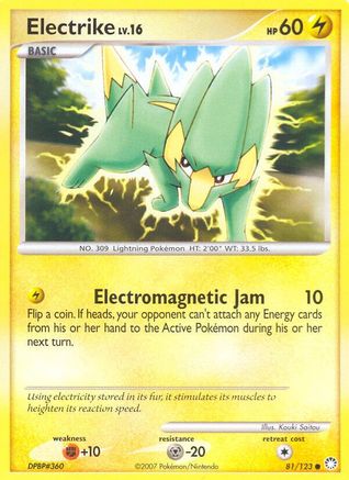Electrike/123 - Mysterious Treasures Reverse Holofoil