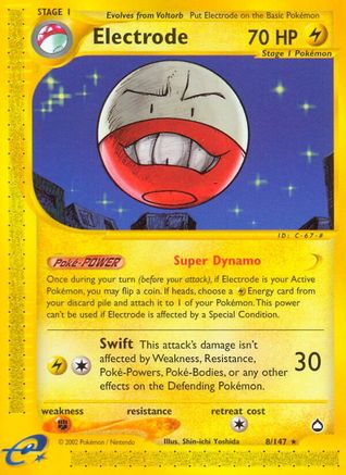 Electrode/147 - Aquapolis Reverse Holofoil
