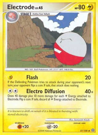 Electrode (37)/100 - Stormfront Reverse Holofoil
