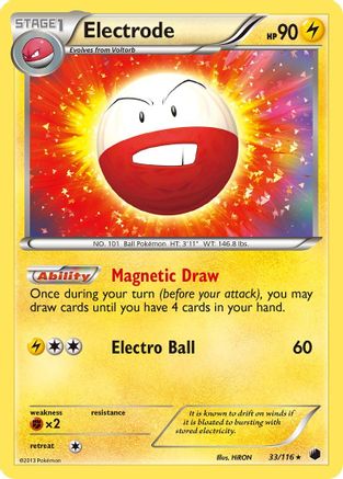 Electrode/116 - Plasma Freeze Reverse Holofoil