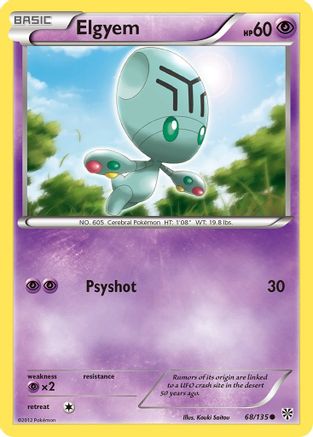 Elgyem (68)/135 - Plasma Storm Reverse Holofoil