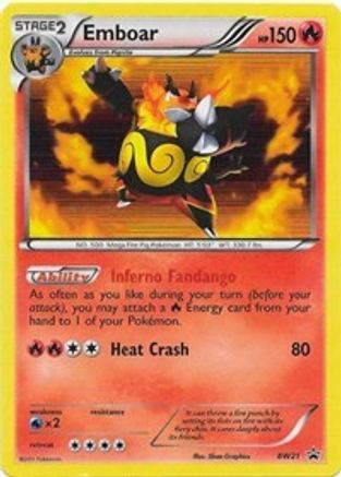Emboar - BW21/101 - Black and White Promos Holofoil