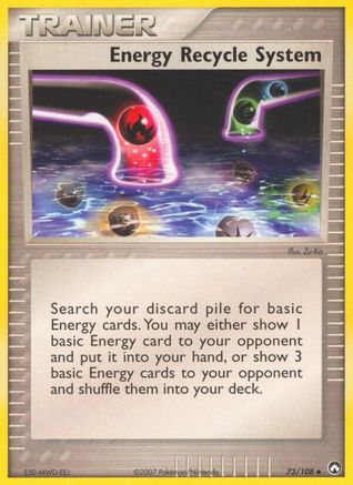 Energy Recycle System/108 - Power Keepers