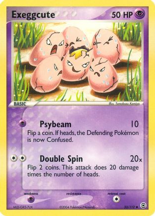 Exeggcute/112 - FireRed & LeafGreen
