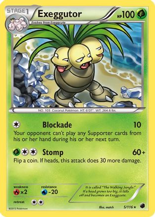 Exeggutor/116 - Plasma Freeze Reverse Holofoil