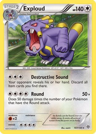 Exploud/135 - Plasma Storm Reverse Holofoil