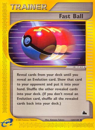 Fast Ball/144 - Skyridge Reverse Holofoil