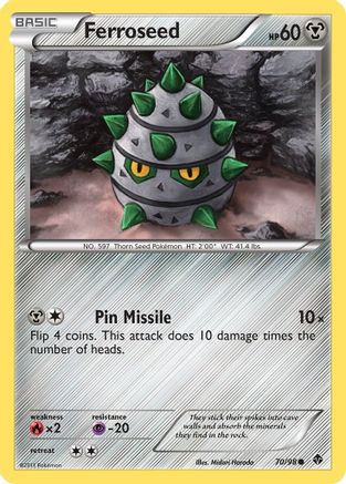Ferroseed (70)/98 - Emerging Powers Reverse Holofoil