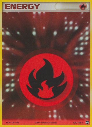 Fire Energy/108 - Power Keepers Holofoil