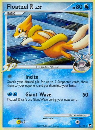 Floatzel GL/111 - Rising Rivals Holofoil