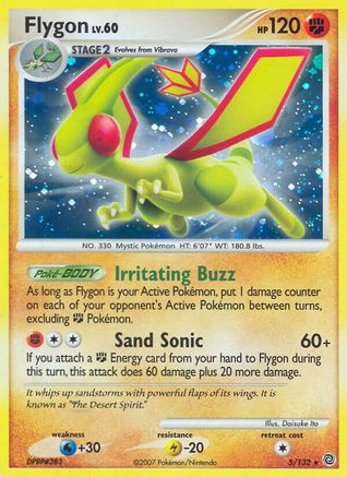 Flygon/132 - Secret Wonders Reverse Holofoil
