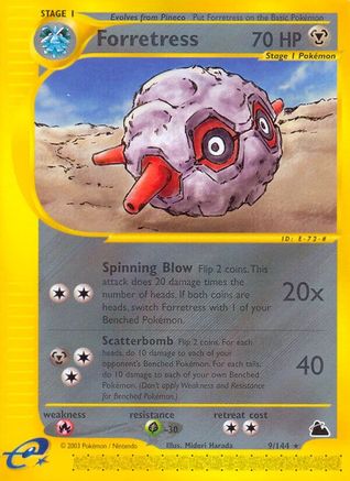 Forretress (9)/144 - Skyridge Reverse Holofoil