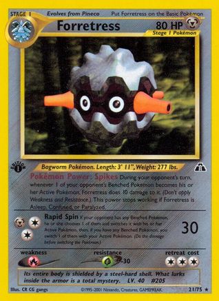 Forretress (21) 21/75 - Neo Discovery Unlimited
