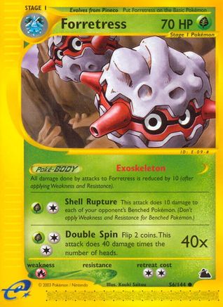 Forretress (56)/144 - Skyridge Reverse Holofoil