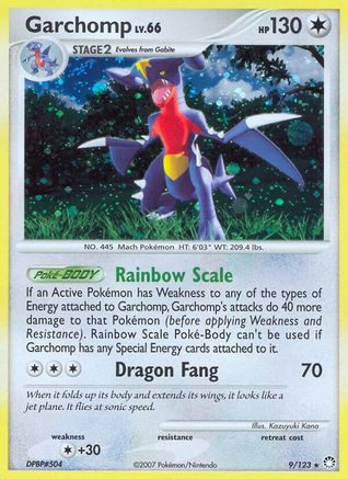 Garchomp/123 - Mysterious Treasures Reverse Holofoil