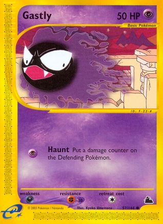 Gastly/144 - Skyridge Reverse Holofoil