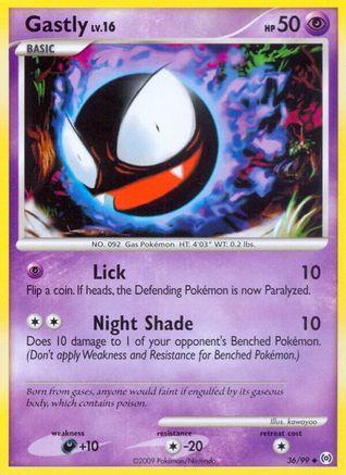 Gastly (36) 36/99 - Arceus