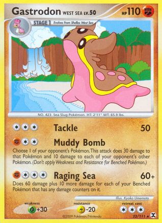 Gastrodon West Sea/111 - Rising Rivals Reverse Holofoil
