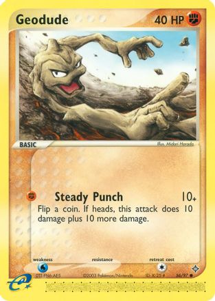 Geodude 56/97 - Dragon Reverse Holofoil