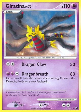 Giratina (28)/127 - Platinum Reverse Holofoil