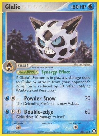 Glalie/108 - Power Keepers Reverse Holofoil