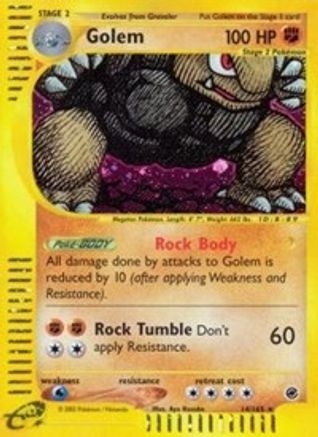 Golem (14)/165 - Expedition Holofoil