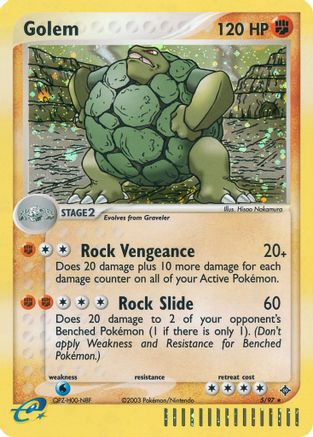 Golem 5/97 - Dragon Reverse Holofoil