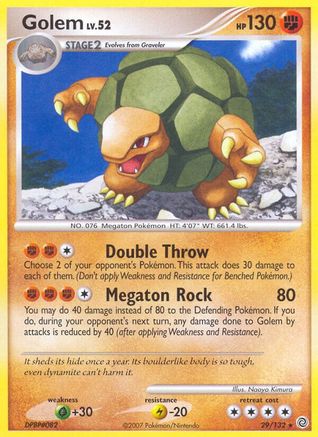 Golem/132 - Secret Wonders Reverse Holofoil