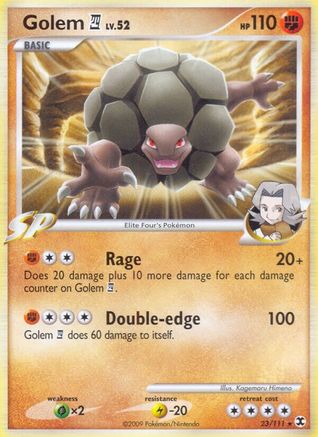 Golem E4/111 - Rising Rivals Reverse Holofoil