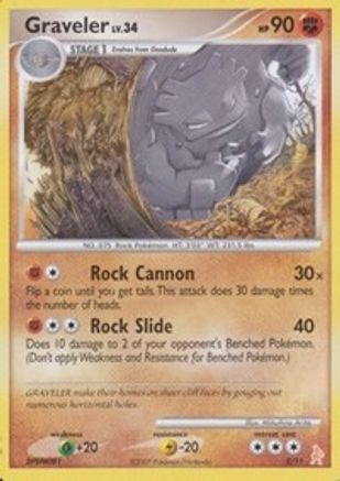 Graveler - DP Trainer Kit Manaphy & Lucario