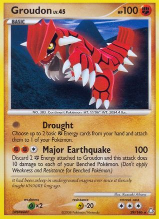 Groudon/146 - Legends Awakened Reverse Holofoil