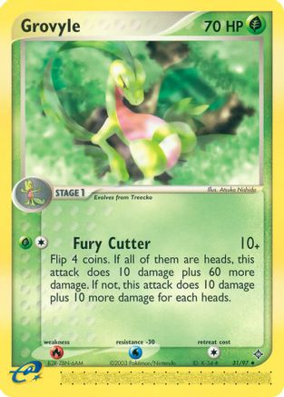 Grovyle/97 - Dragon Reverse Holofoil