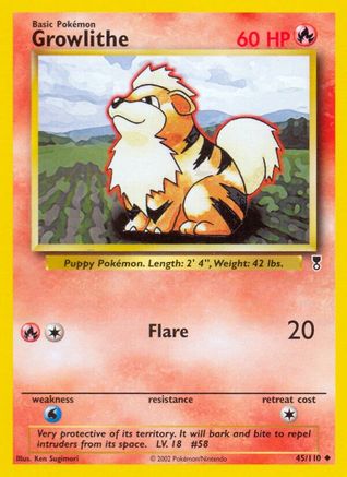 Growlithe/110 - Legendary Collection