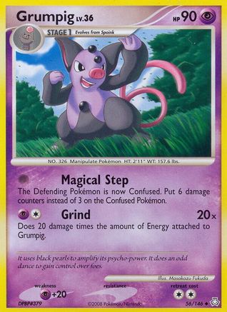 Grumpig/146 - Legends Awakened Reverse Holofoil