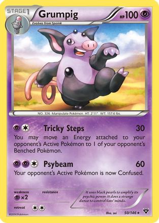 Grumpig/146 - XY Base Set Reverse Holofoil
