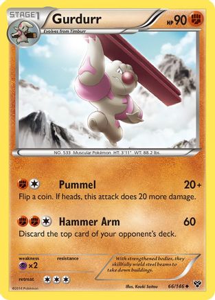 Gurdurr/146 - XY Base Set Reverse Holofoil