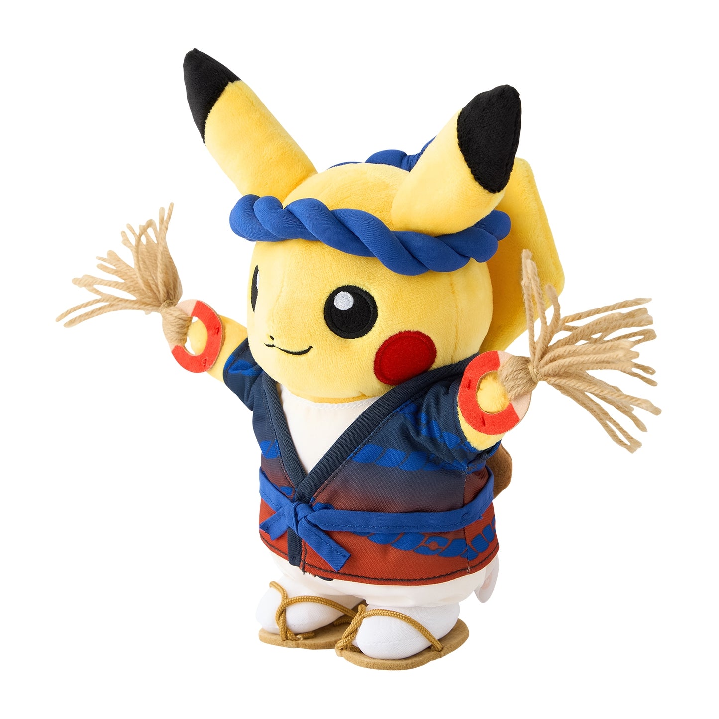 Pokemon Center Tohoku Straw Sandals Festival Pikachu Plush (Pokémon Center Japan)