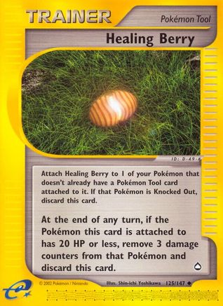 Healing Berry/147 - Aquapolis Reverse Holofoil