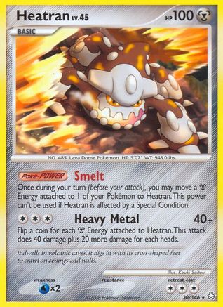 Heatran (30)/146 - Legends Awakened Reverse Holofoil