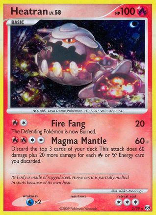 Heatran/99 - Arceus Reverse Holofoil