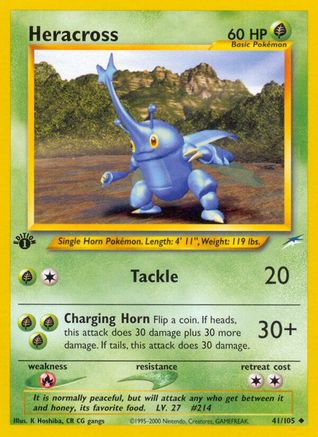 Heracross/105 - Neo Destiny