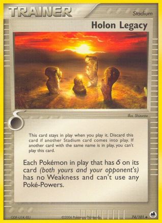 Holon Legacy/101 - Dragon Frontiers Reverse Holofoil