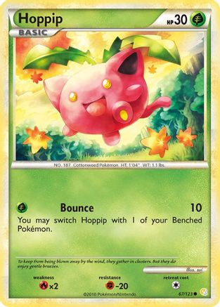 Hoppip 67/123 - HeartGold SoulSilver