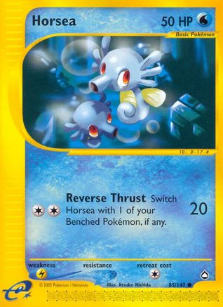 Horsea (85)/147 - Aquapolis Reverse Holofoil